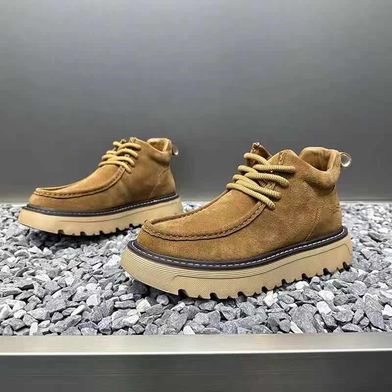 Street Fashion Walking - Botas de plataforma para hombre de