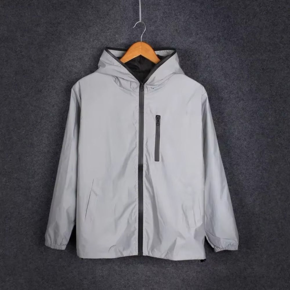 Street Fashion Boy - Chaquetas Reflectantes de Advertencia Nocturna, Chaqueta
