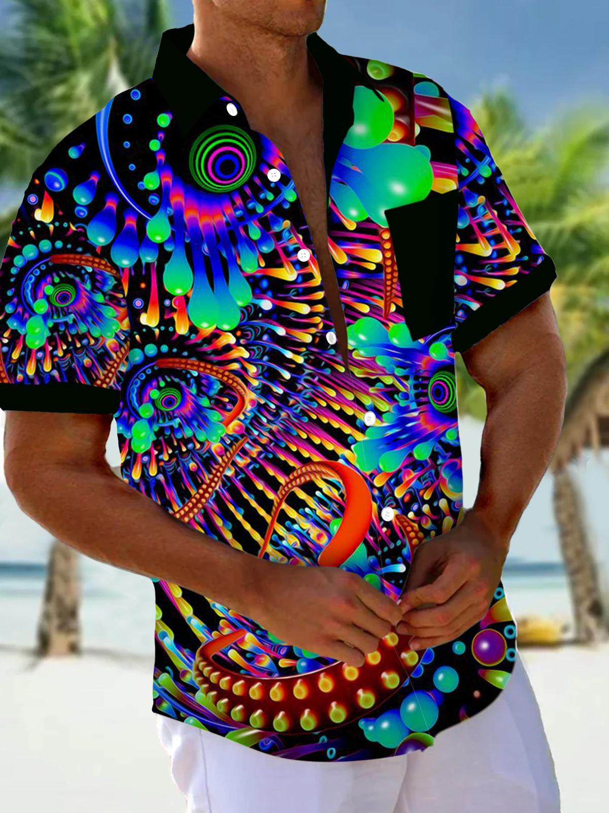 Street Fashion Walking - Nueva camisa hawaiana de manga corta