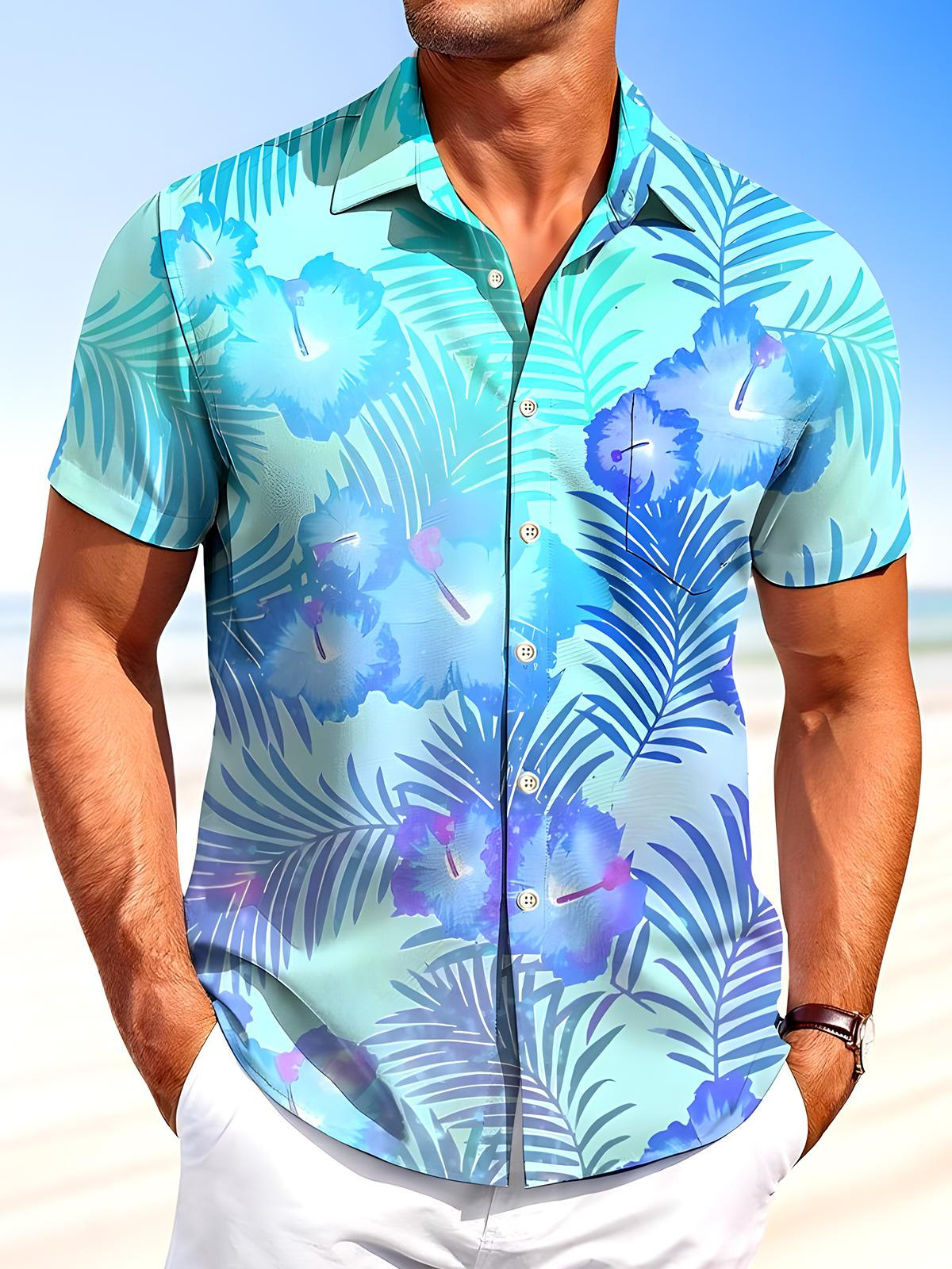 Street Fashion Walking - Nueva camisa hawaiana de manga corta