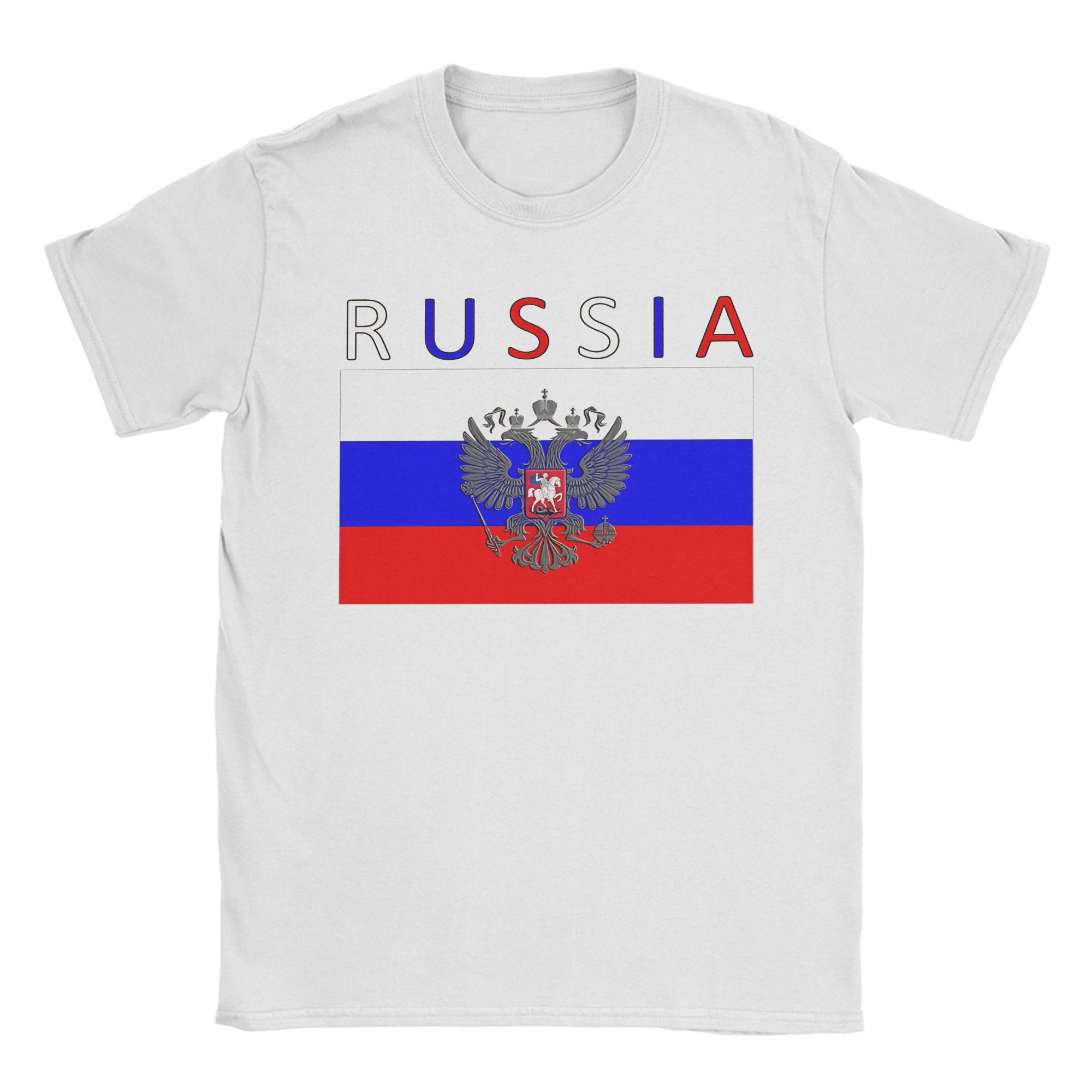 Street Fashion Russia - Camiseta con bandera de Rusia, camisetas