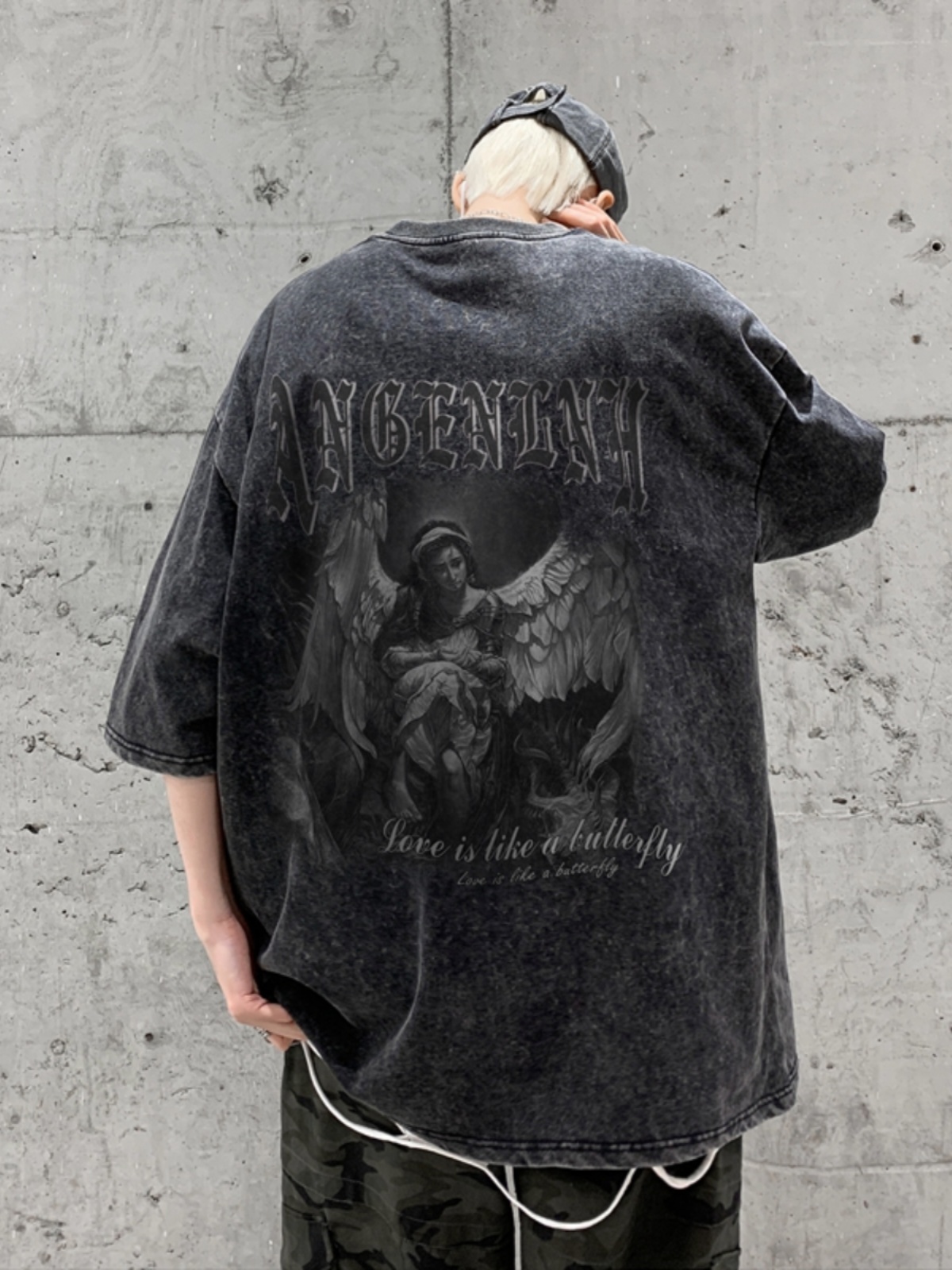 Street Fashion Baggy - Camisetas de moda europea y americana