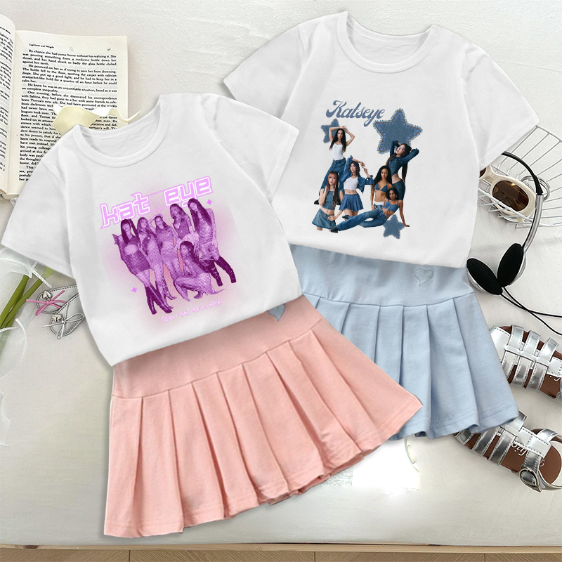 Moda K POP K-KATSEYE camiseta  - Street Fashion Girls reseña y precio