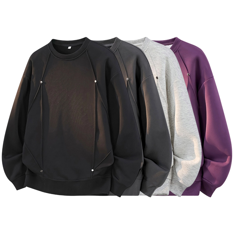 Sudadera de cuello redondo de  - Oversized Crewneck Fleece reseña y precio