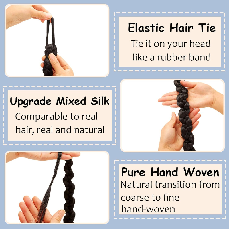 Extensiones de cabello de cola - Street Fashion Girls reseña y precio