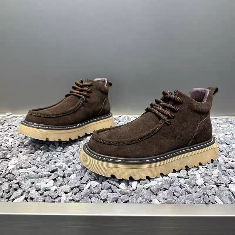 Botas de plataforma para hombr - Street Fashion Walking reseña y precio