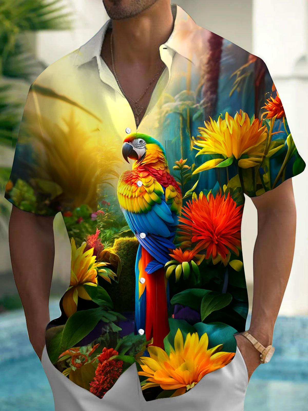 Nueva camisa hawaiana de manga - Street Fashion Walking reseña y precio