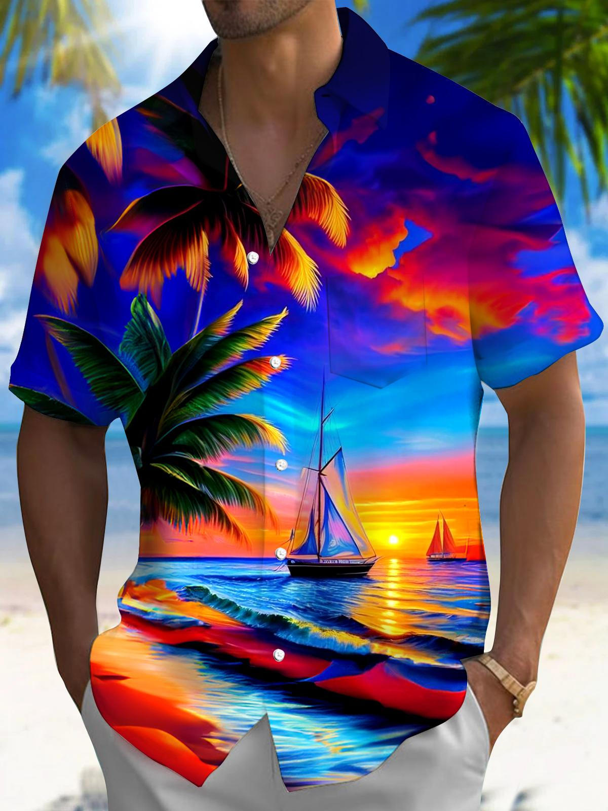 Nueva camisa hawaiana de manga - Street Fashion Walking reseña y precio
