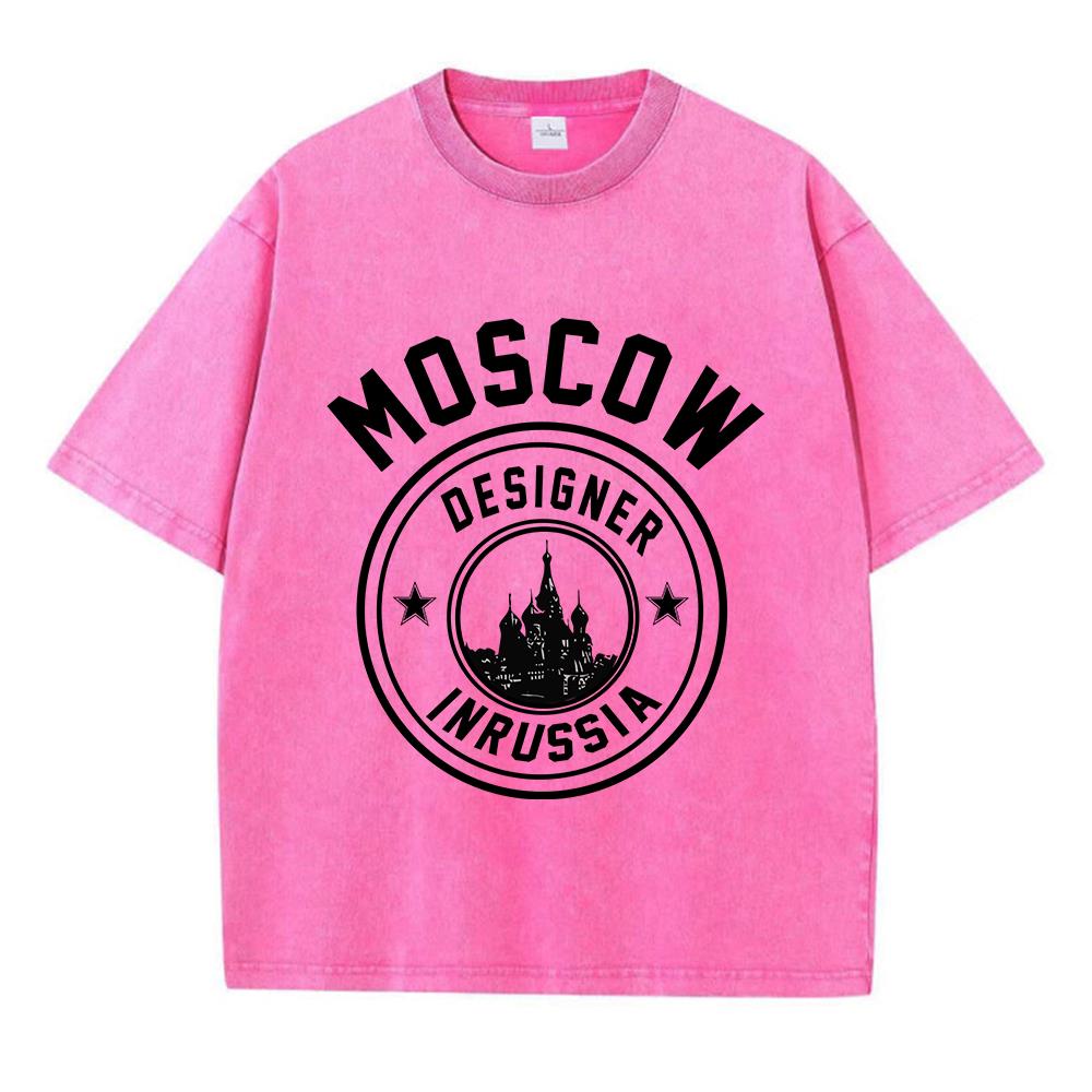 Camisetas lavadas de algodón p - Street Fashion Russia reseña y precio