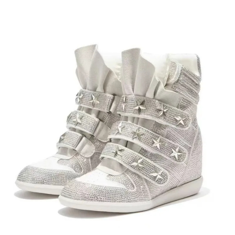 Botines de mujer con diamantes - Street Fashion Walking reseña y precio