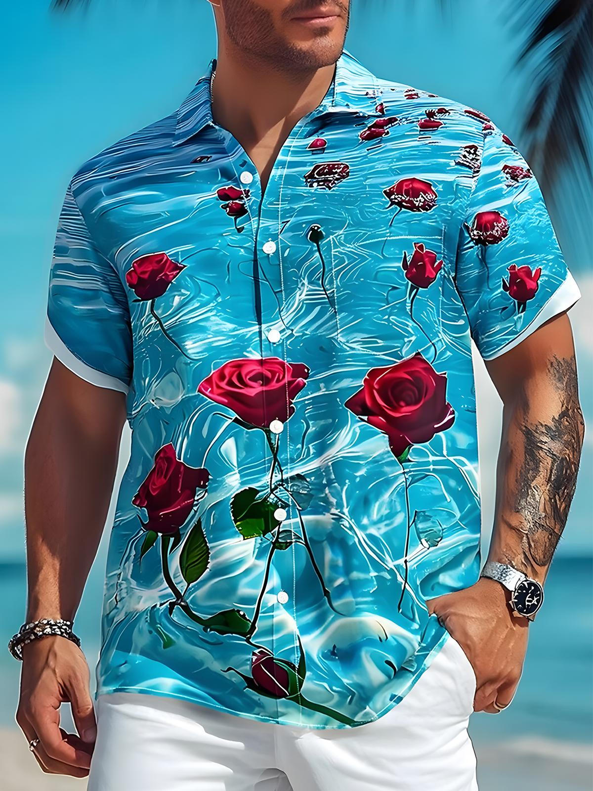 Nueva camisa hawaiana de manga - Street Fashion Walking reseña y precio