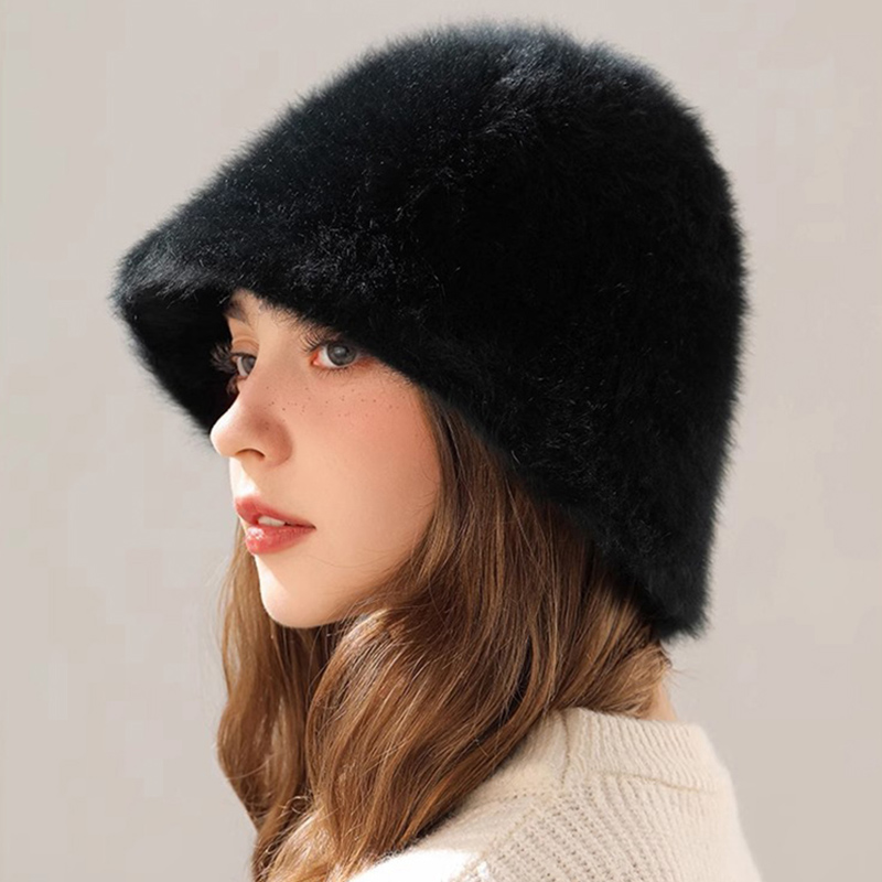 Sombrero de cubo de pelo de co - Street Fashion Russia reseña y precio