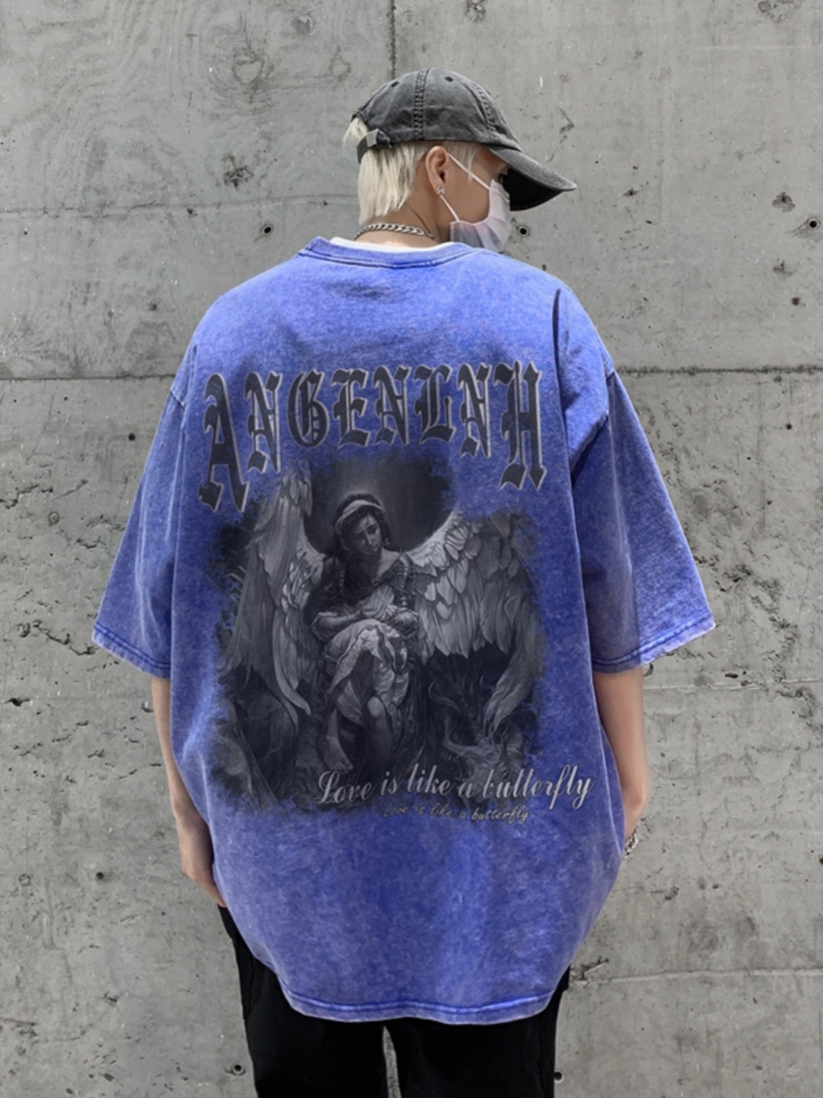 Camisetas de moda europea y am - Street Fashion Baggy reseña y precio