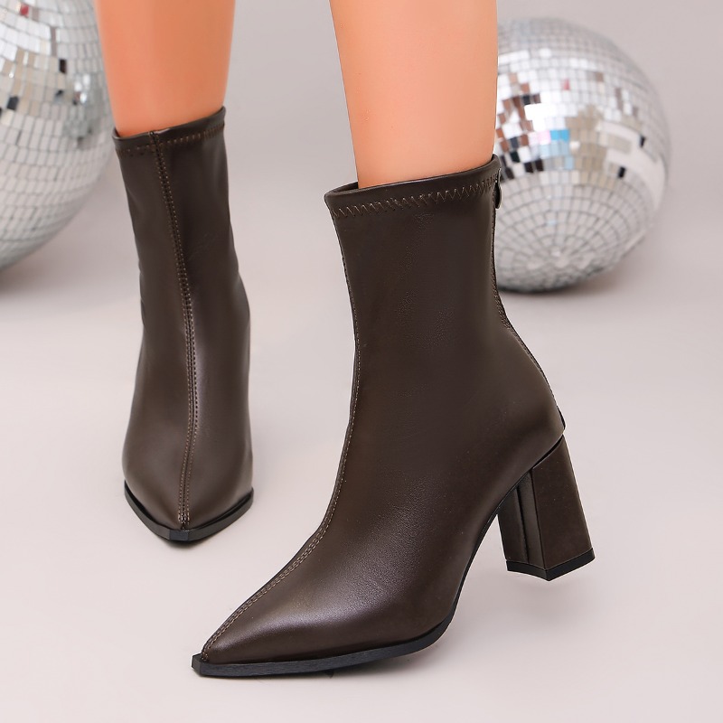 Botas de Mujer Nuevas de Alta  - Street Fashion Walking reseña y precio