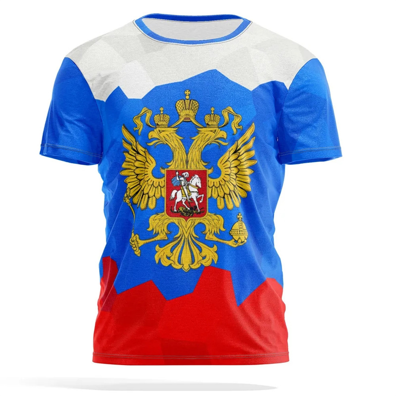 Camiseta con estampado de embl - Street Fashion Russia reseña y precio