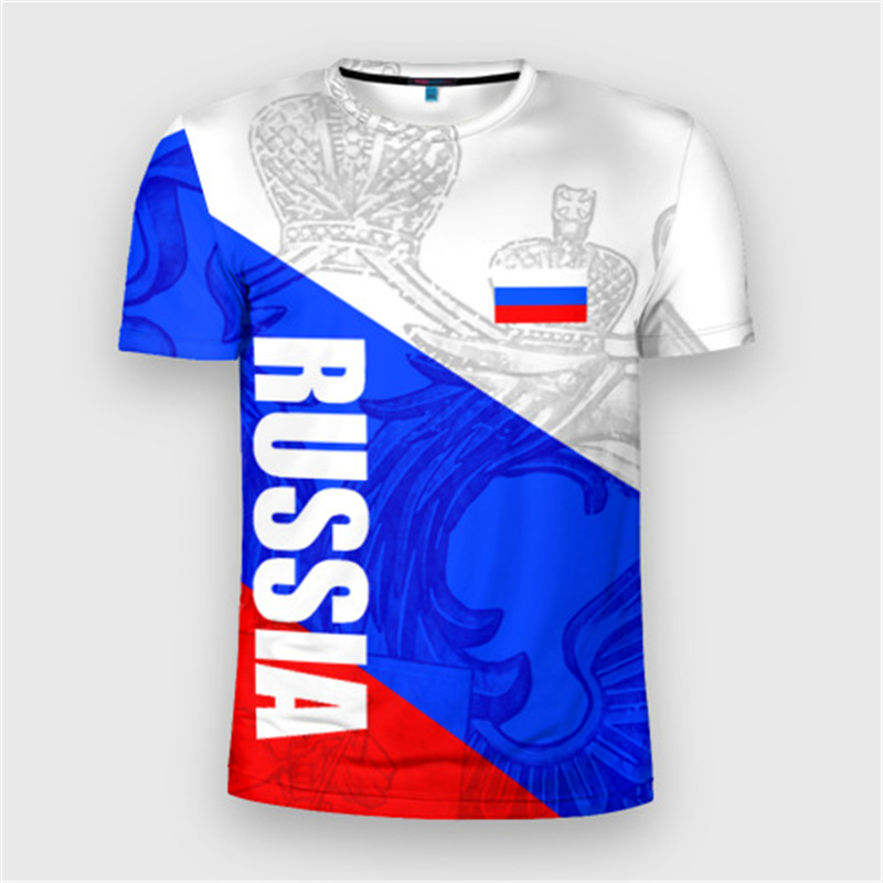 Fashion Russia Flag Badge T-sh - Street Fashion Russia reseña y precio