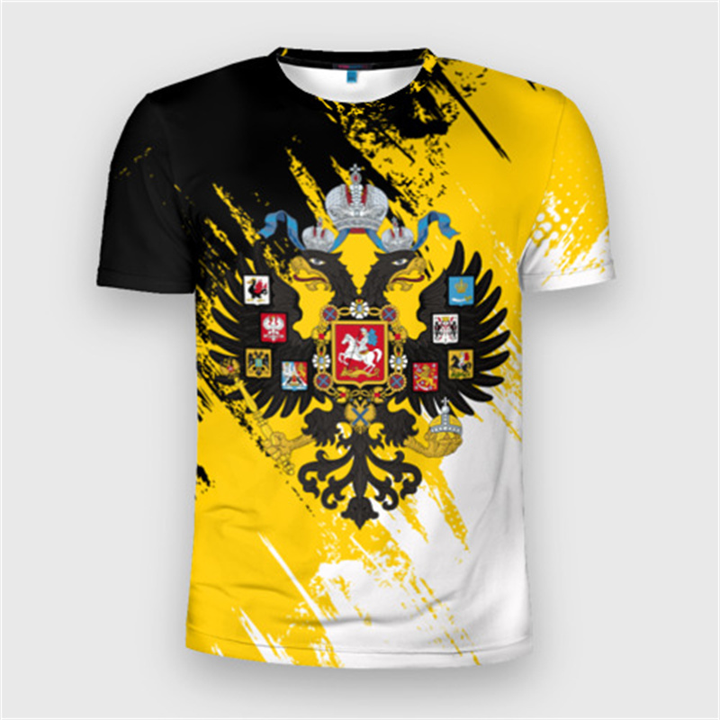 Fashion Russia Flag Badge T-sh - Street Fashion Russia reseña y precio