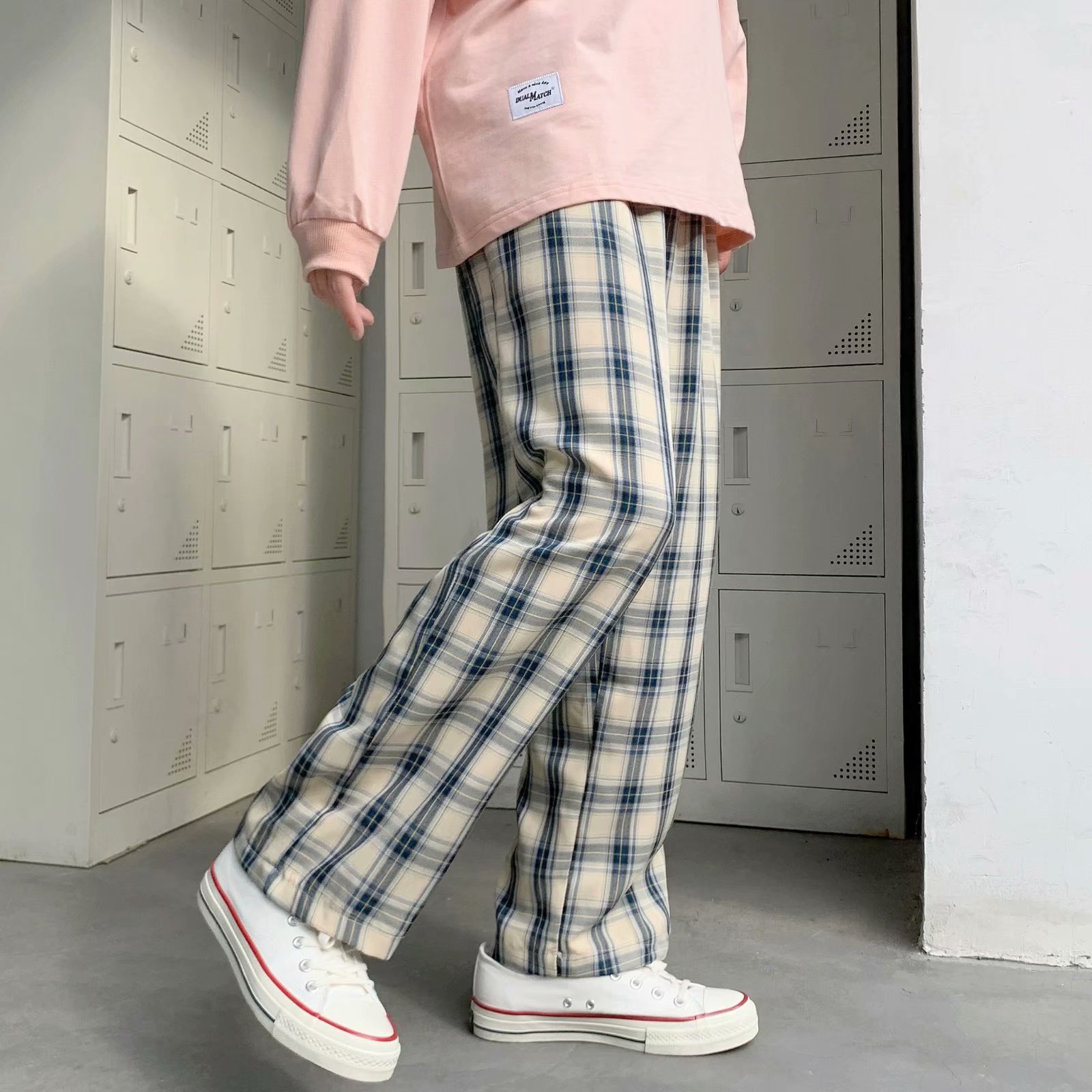 Pantalones a cuadros para homb - Cargo Pant Wide reseña y precio