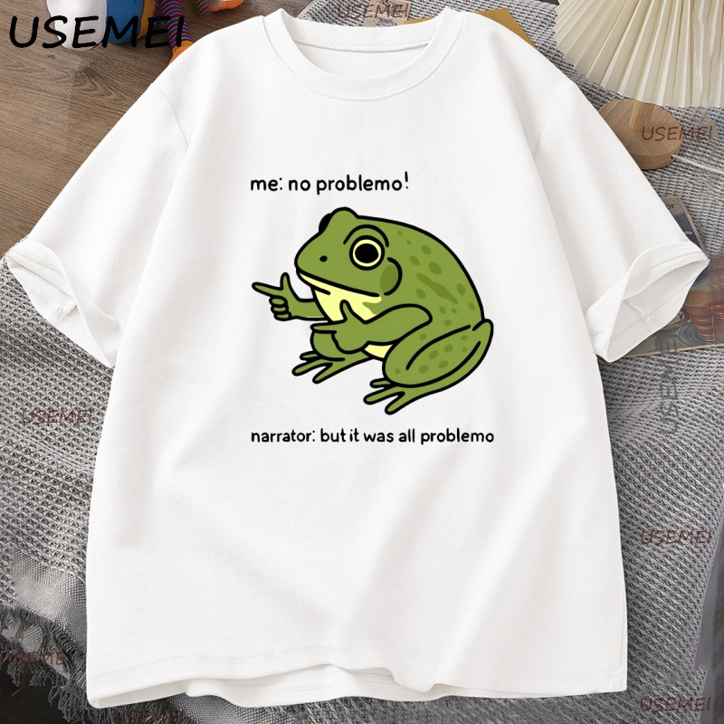 Camiseta divertida de rana Me  - Street Fashion Magazine reseña y precio