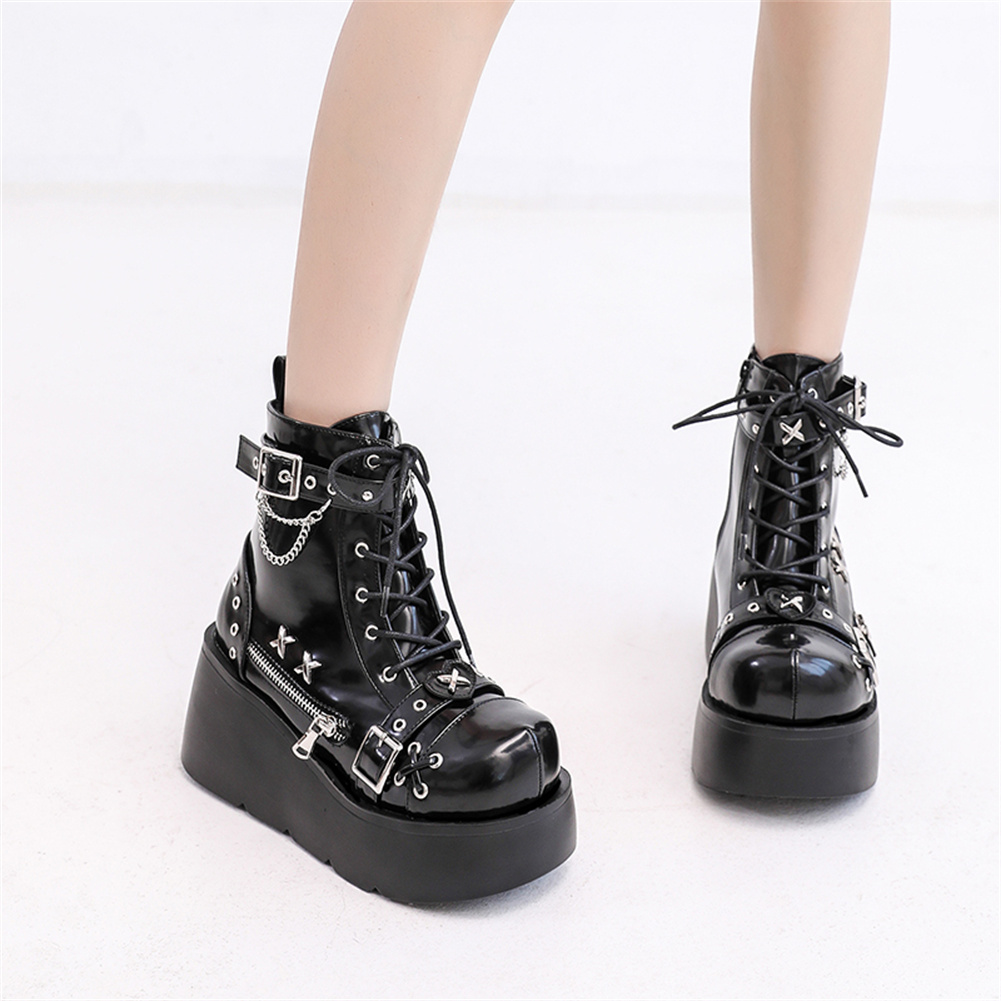 Nuevos botines góticos con pla - Street Fashion Girls reseña y precio