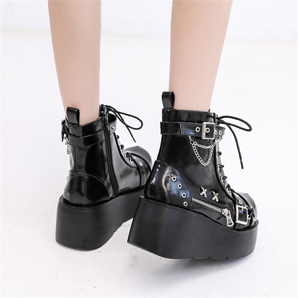 Nuevos botines góticos con pla - Street Fashion Girls reseña y precio